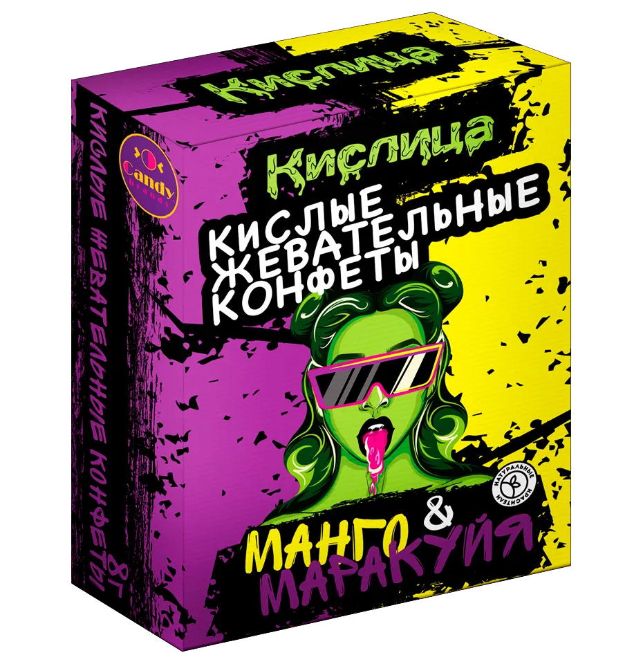 Кислая жевательная конфета ДУО