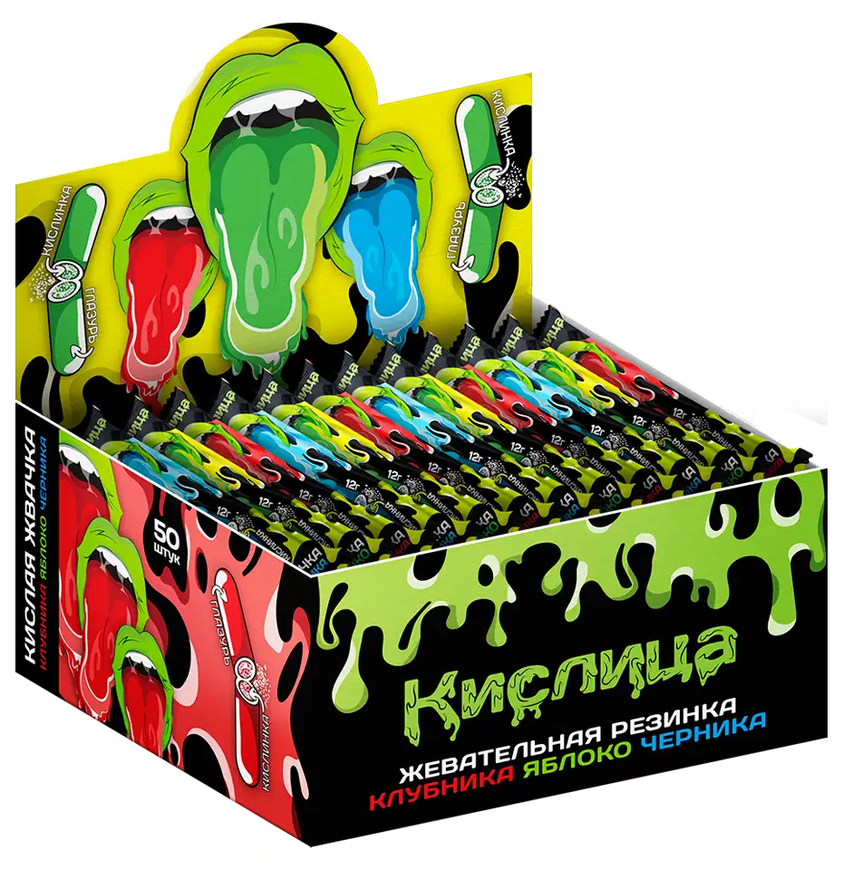 Кислая жевательная резинка